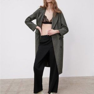 ZARA‎ WOOL BLEND OVERSIZED COAT